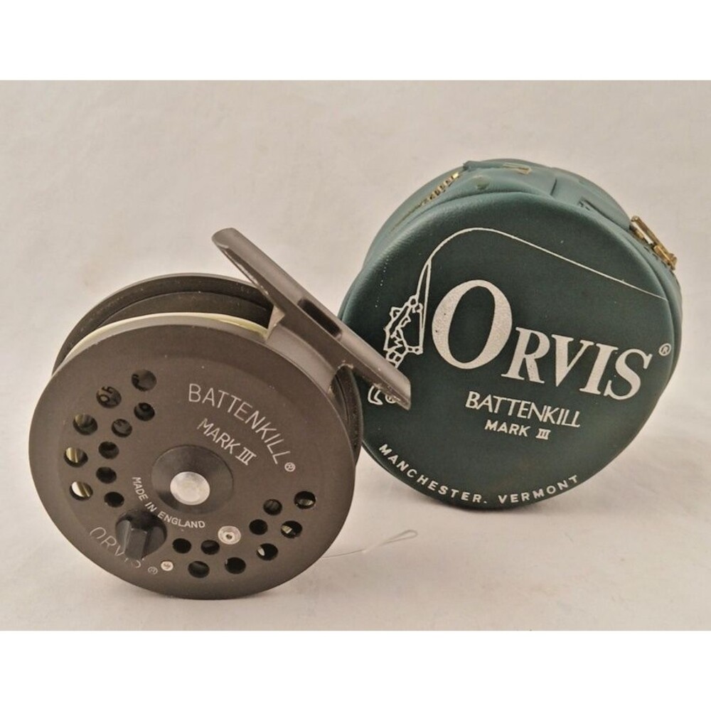 Orvis Battenkill Mark III Fly Fishing Reel. w/Original Case-Made in England-NICE